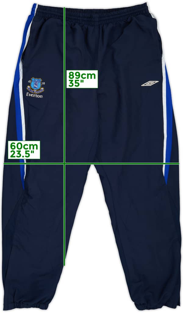 2007-09 Everton Umbro Track Pants/Bottoms - 8/10 - (XXL)