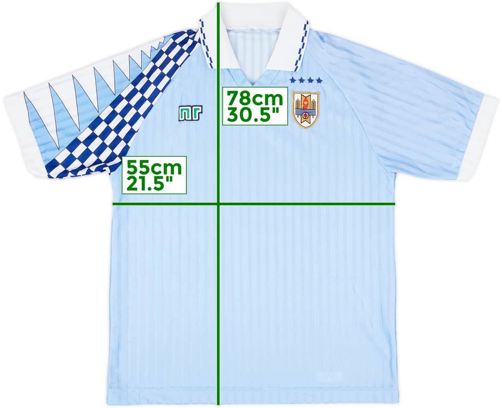 1992-95 Uruguay Home Shirt - 9/10 - (L)