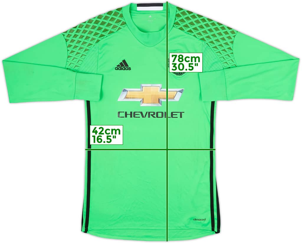 2016-17 Manchester United GK Shirt - 9/10 - (XS)
