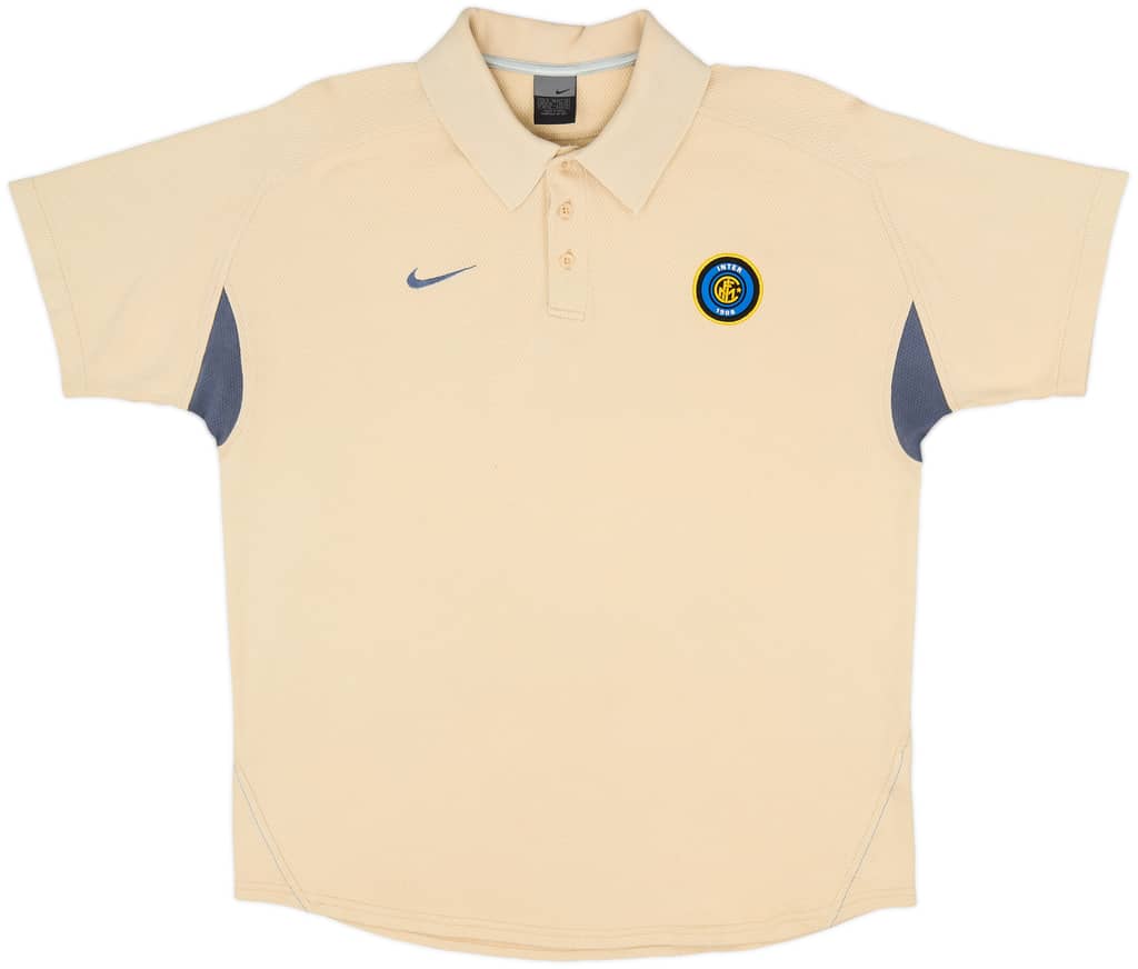 2002-03 Inter Milan Nike Polo Shirt - 9/10 - (M)