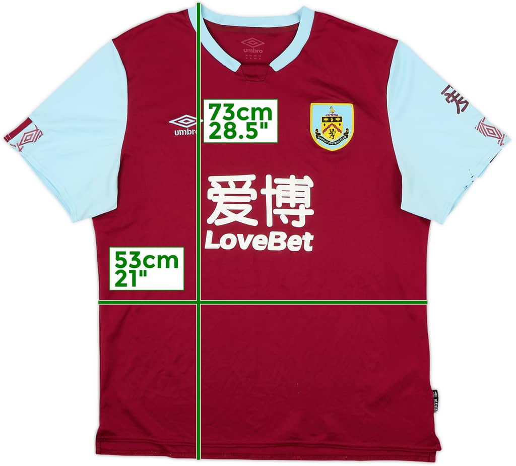 2019-20 Burnley Home Shirt - 7/10 - (Women's XL)