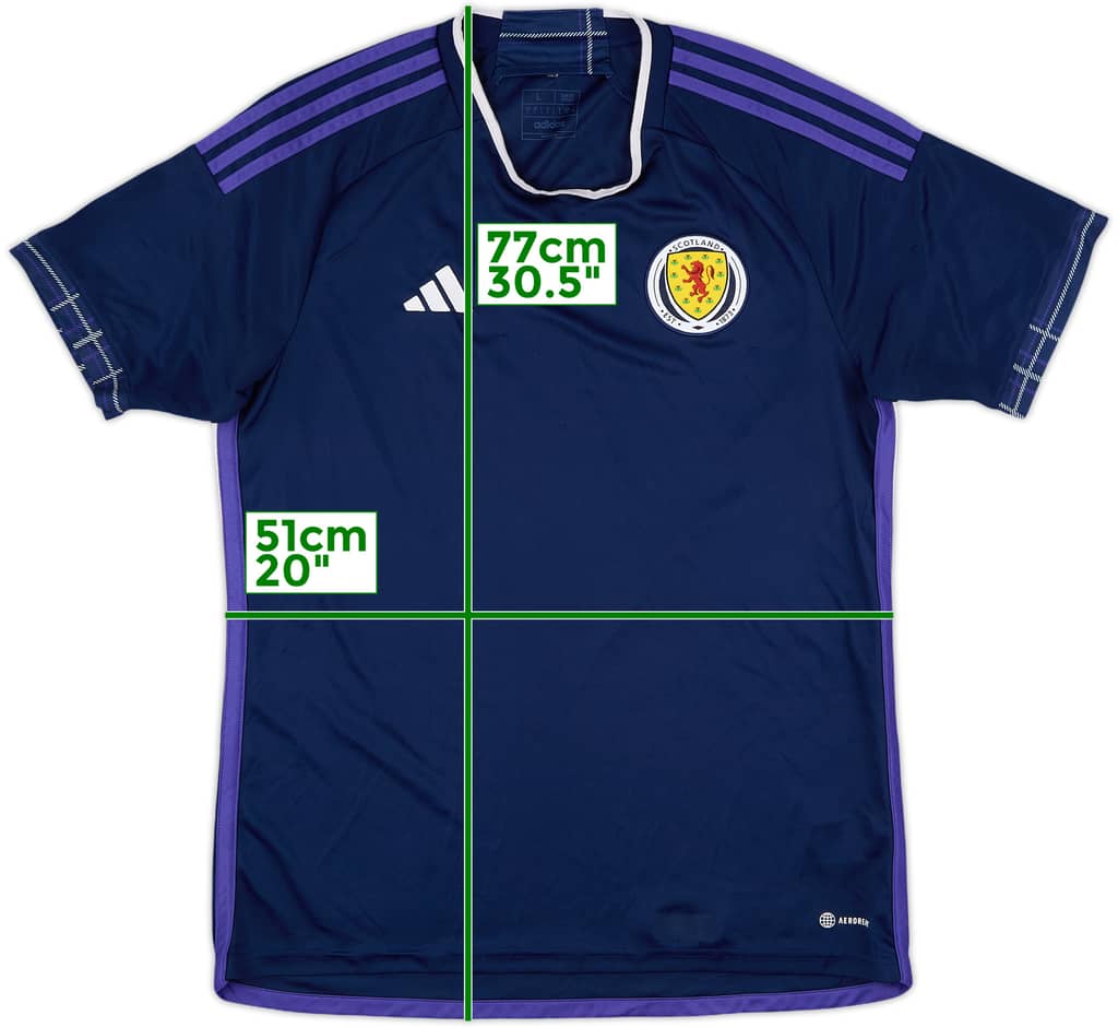 2022-23 Scotland Home Shirt - 7/10 - (L)