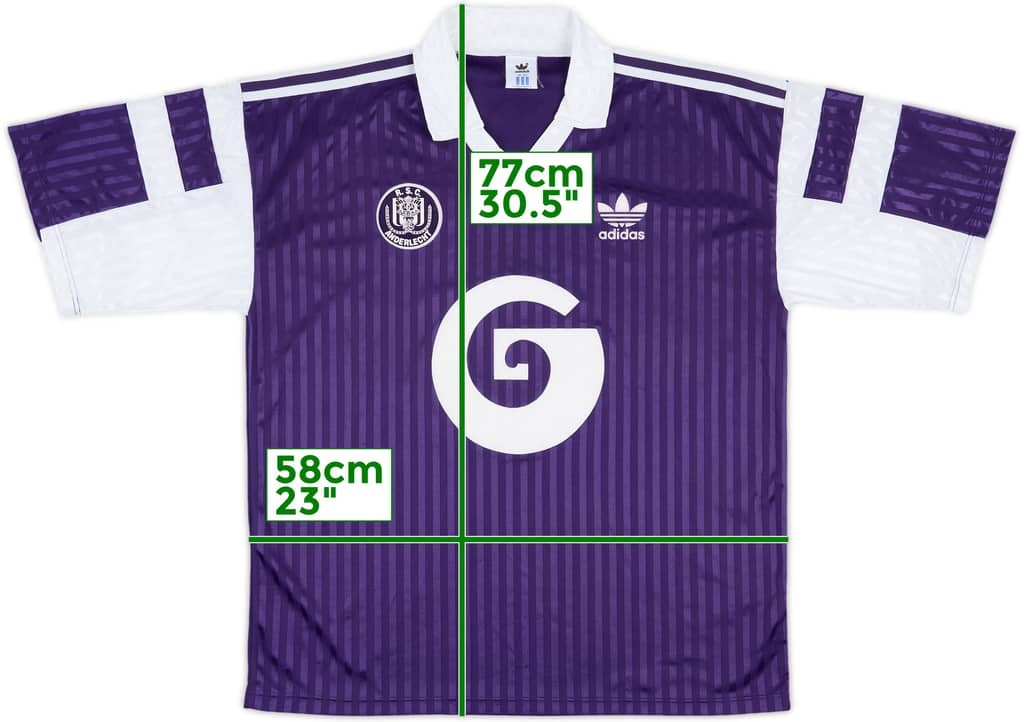 1990-91 Anderlecht Away Shirt - 9/10 - (M)