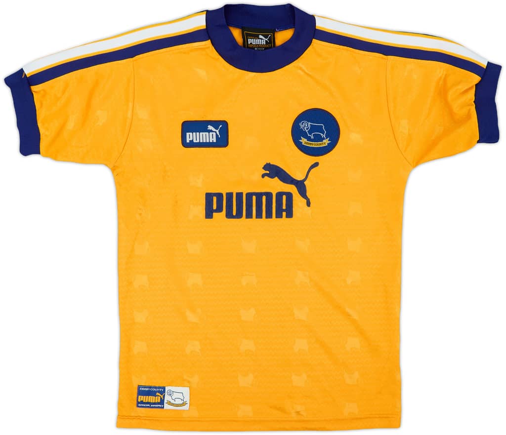 1997-98 Derby County Away Shirt - 8/10 - (XL.Boys)