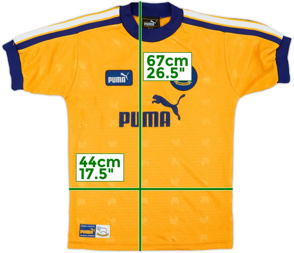 1997-98 Derby County Away Shirt - 8/10 - (XL.Boys)