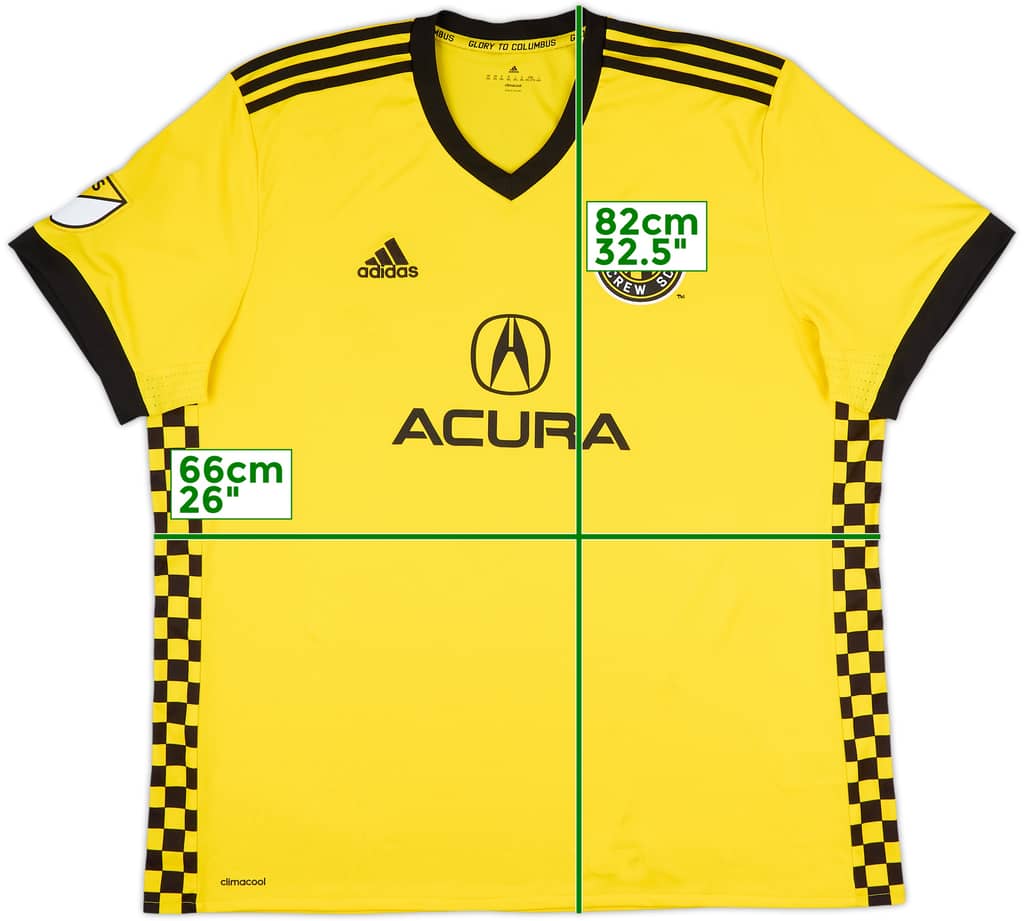 2017 Columbus Crew Home Shirt - 7/10 - (XXL)