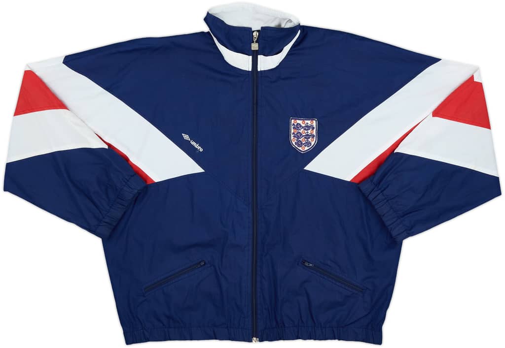 1988-99 England Umbro Track Jacket - 8/10 - (L)
