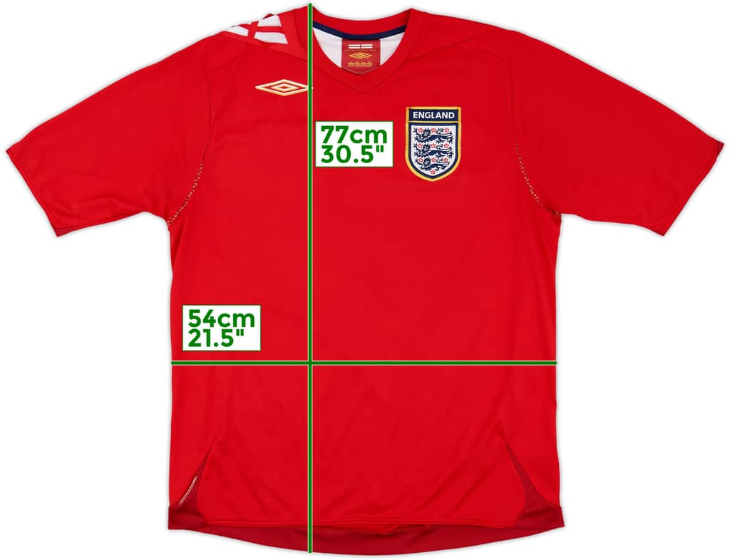 2006-08 England Away Shirt - 5/10 - (L)