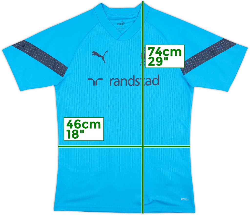 2022-23 Marseille Puma Training Shirt - 9/10 - (M)