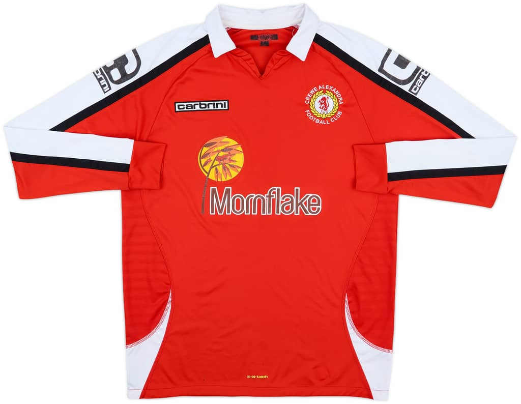 2014-15 Crewe Alexandra Home L/S Shirt - 6/10 - (L)