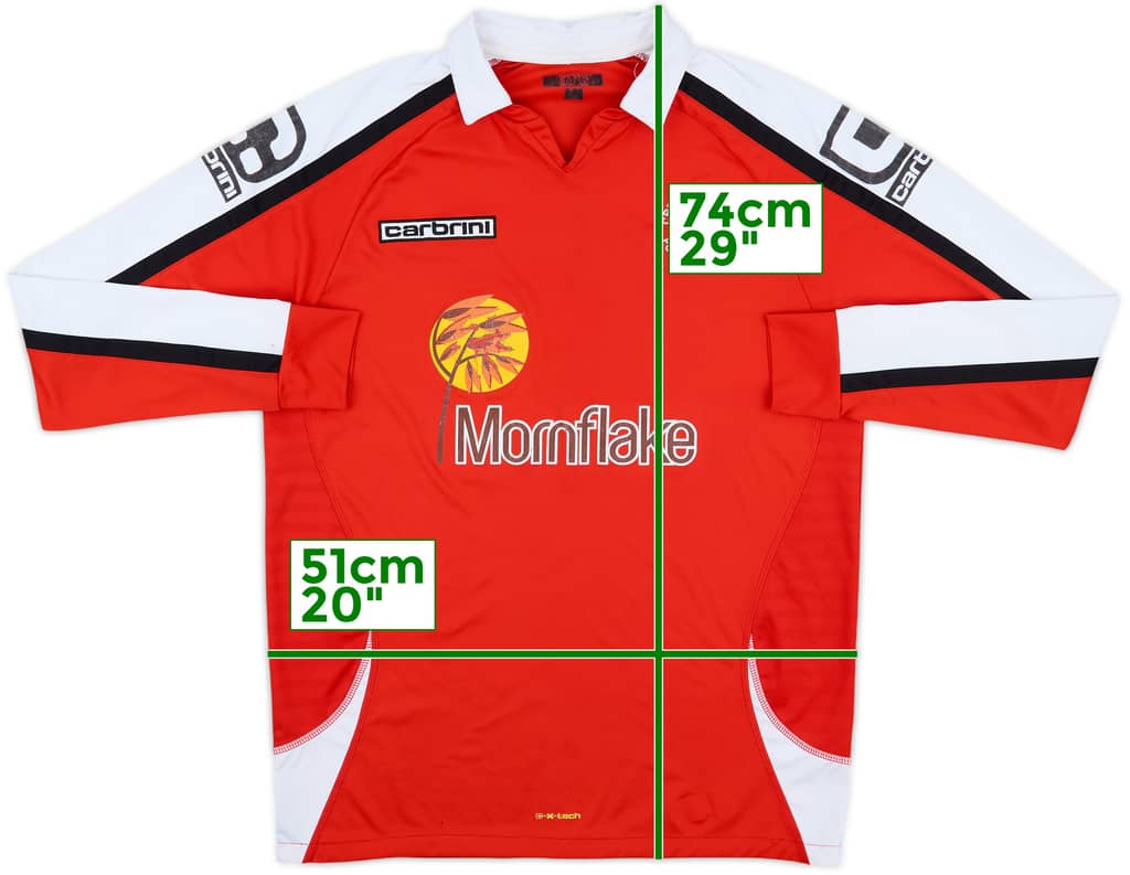 2014-15 Crewe Alexandra Home L/S Shirt - 6/10 - (L)