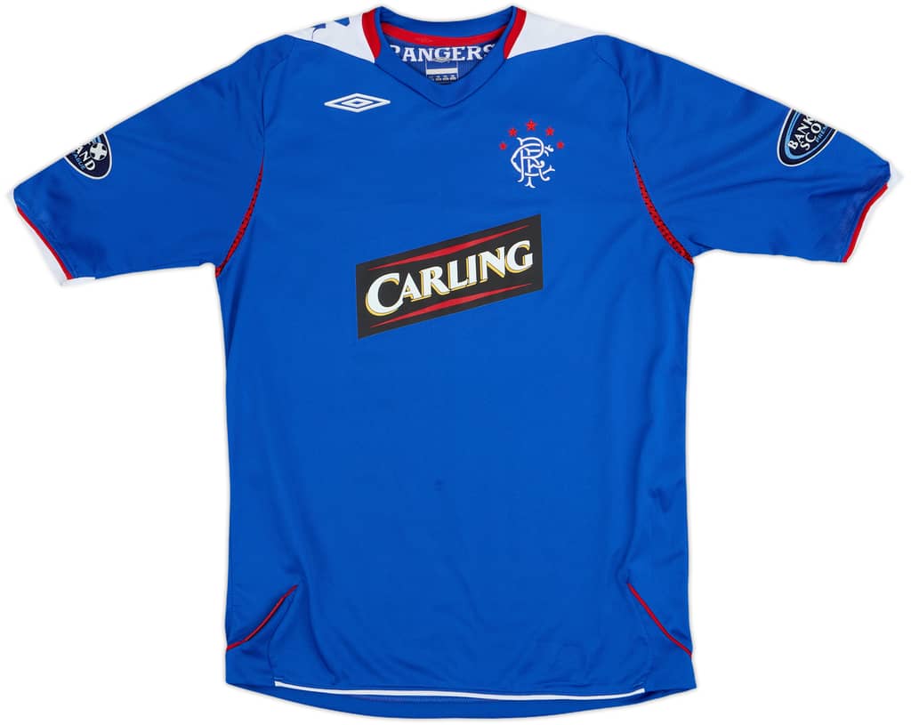2006-07 Rangers Home Shirt - 6/10 - (XL.Boys)