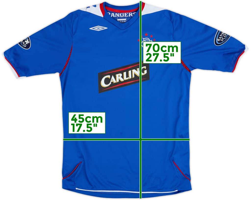 2006-07 Rangers Home Shirt - 6/10 - (XL.Boys)