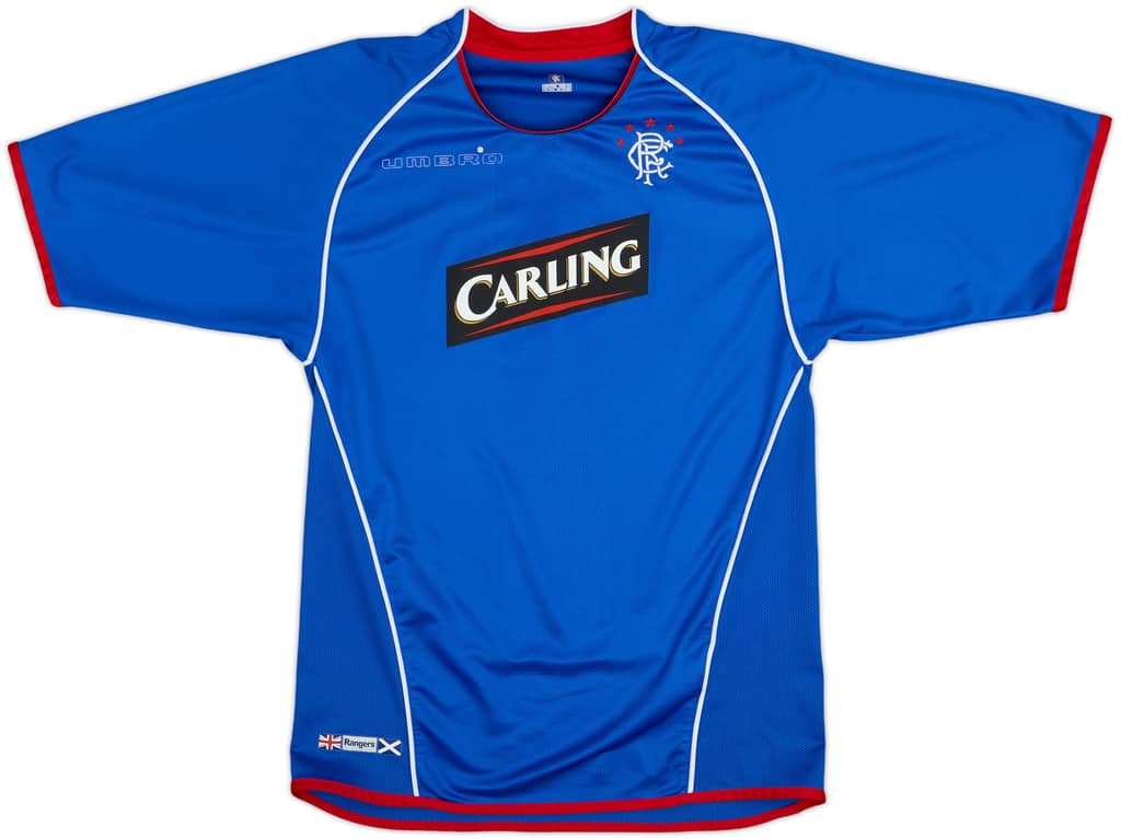 2005-06 Rangers Home Shirt - 5/10 - (XL.Boys)