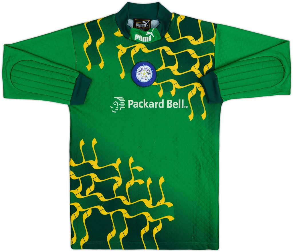 1996-98 Leeds United GK Shirt - 6/10 - (XL.Boys)
