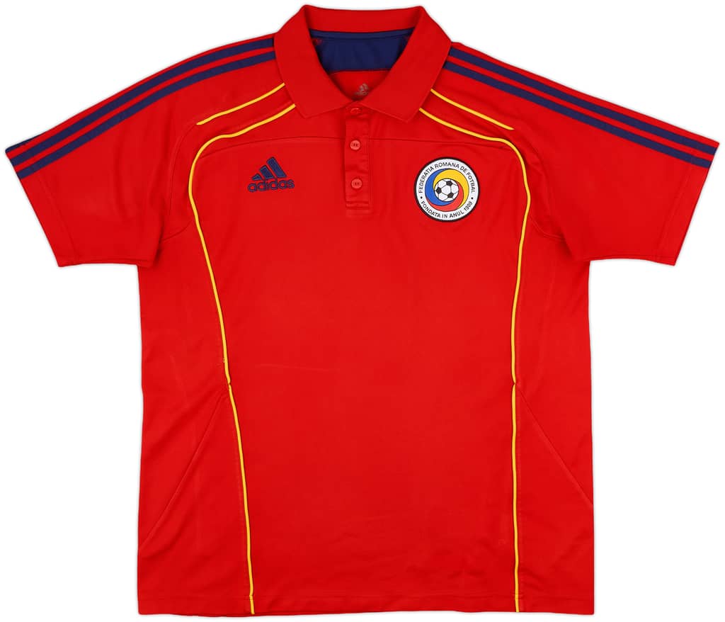 2010-12 Romania adidas Polo Shirt - 8/10 - (L)