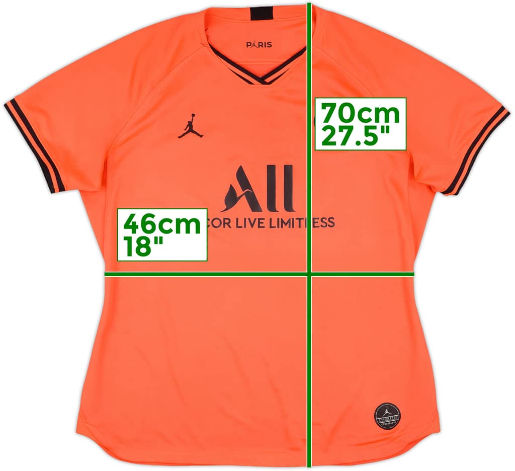 2019-20 Paris Saint-Germain Away Shirt - 9/10 - (Women's XL)