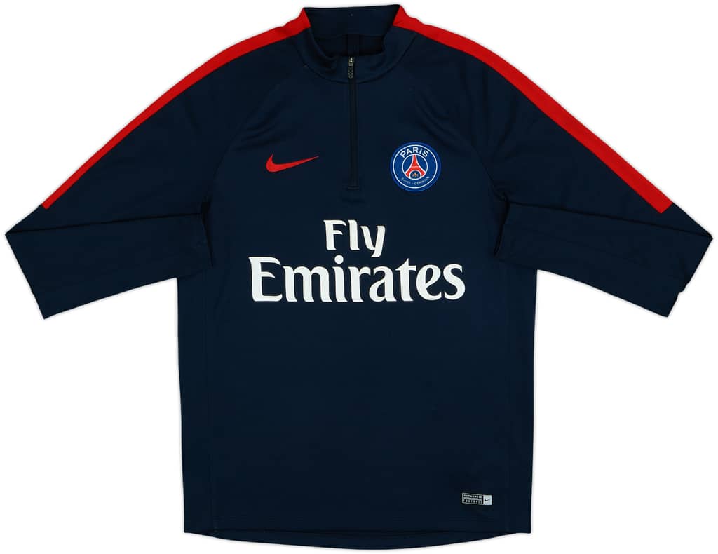 2016-17 Paris Saint-Germain Nike 1/4 Zip Drill Top - 6/10 - (M)