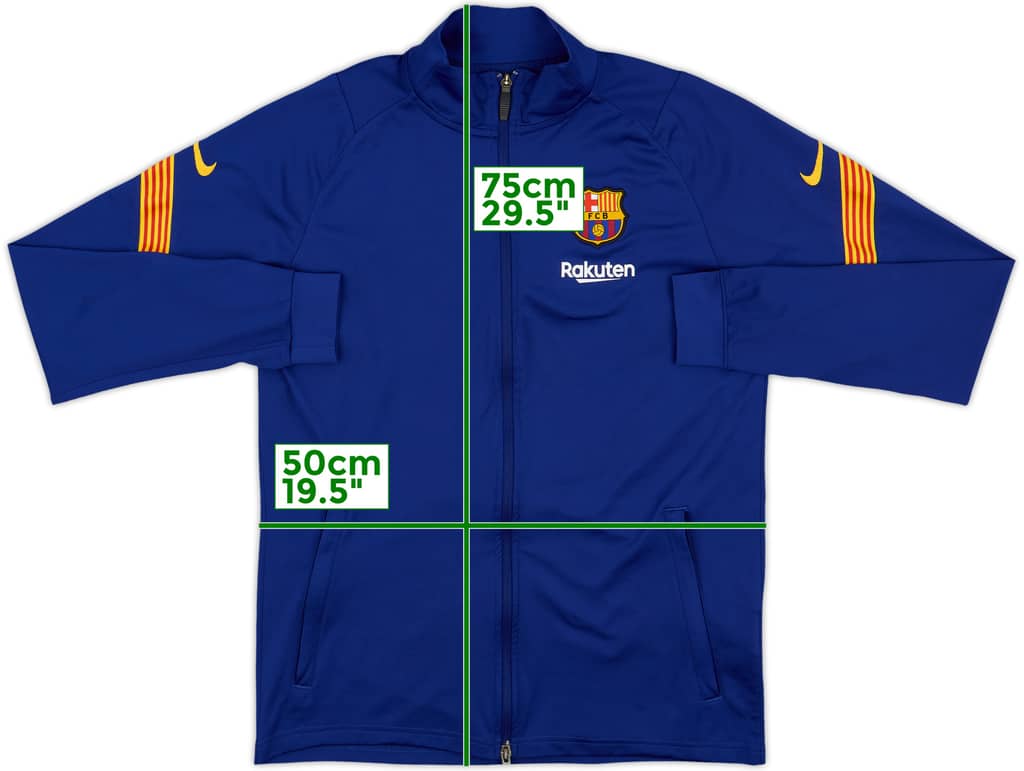 2020-21 Barcelona Nike Track Jacket - 9/10 - (M)