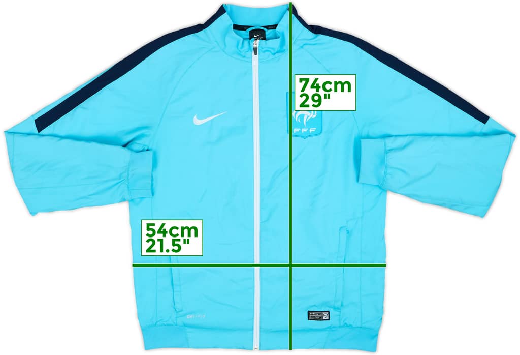 2015-16 France Nike Track Jacket - 8/10 - (M)