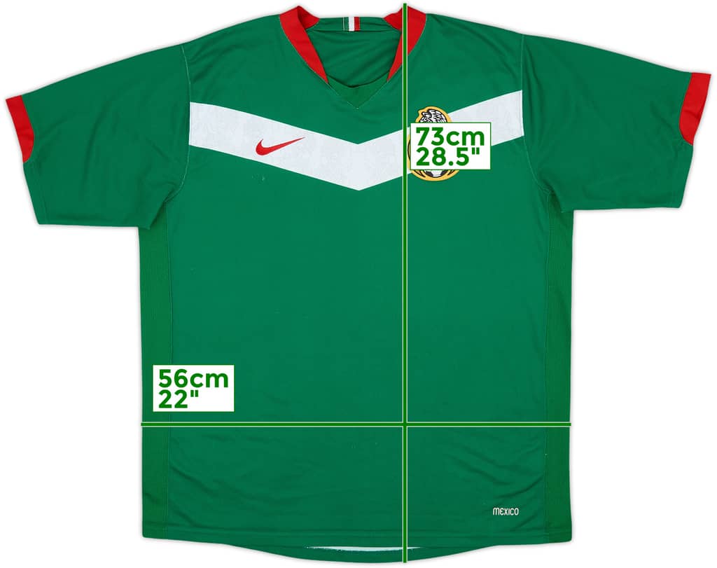 Camiseta de local de Mexico 2006-07 - 7/10 - (L)