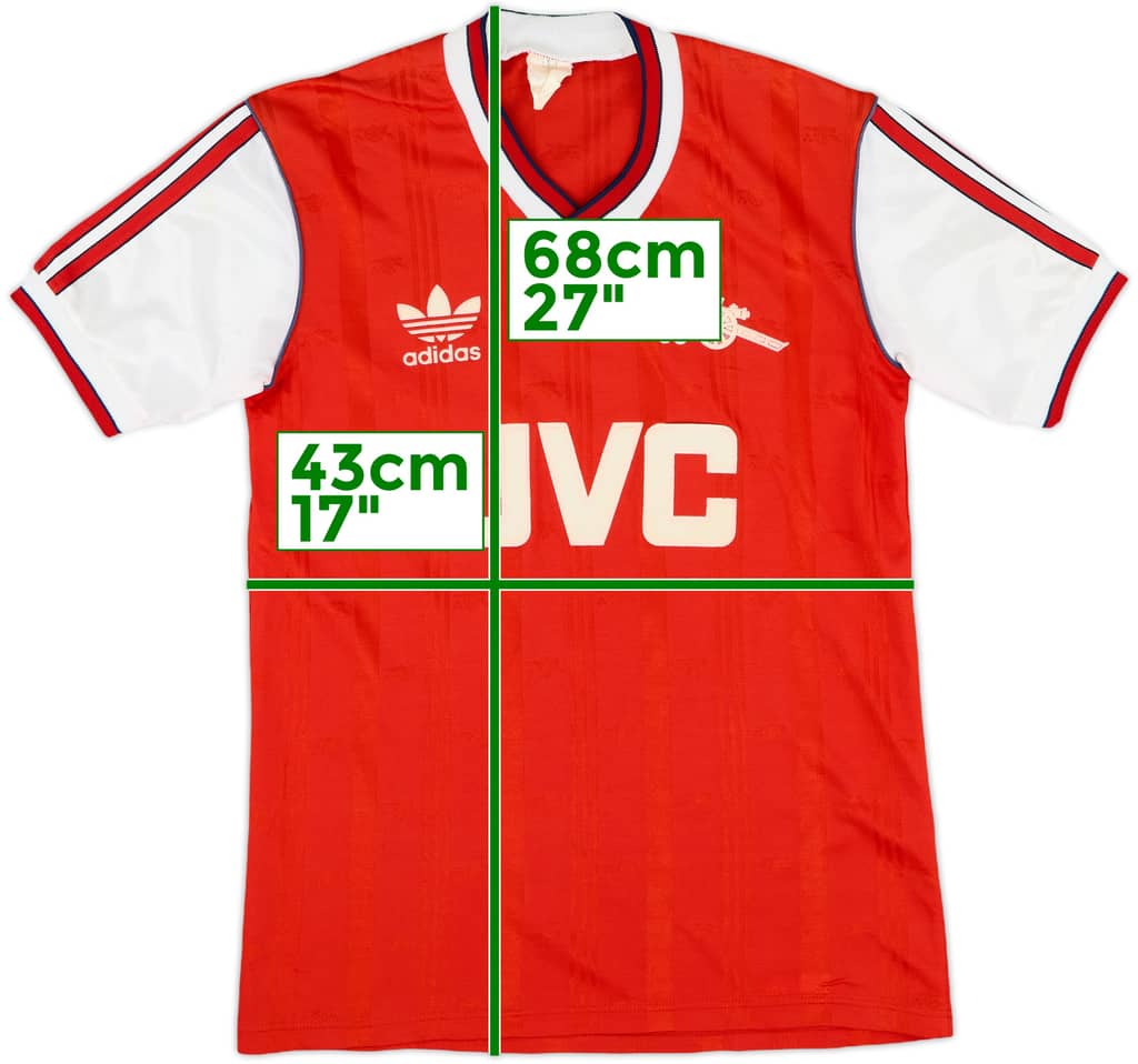 1986-88 Arsenal Home Shirt - 9/10 - (S)