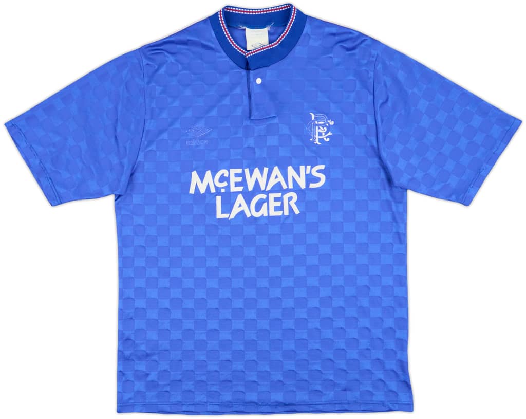 1987-90 Rangers Home Shirt - 4/10 - (M)