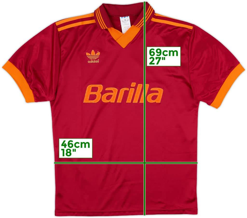 1992-94 Roma Home Shirt - 9/10 - (S)