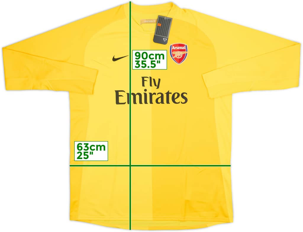 2006-07 Arsenal Player Issue GK Shirt (XXL)
