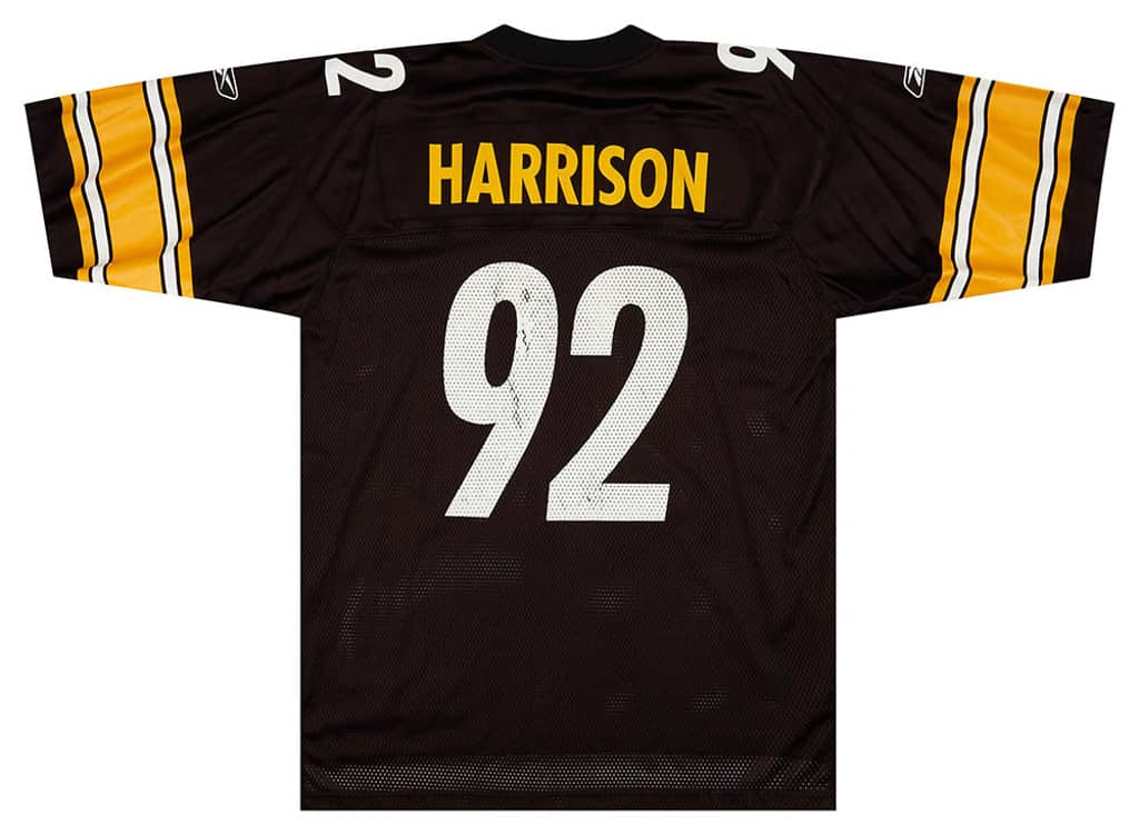2008-11 Pittsburgh Steelers Harrison #92 Reebok On Field Jersey (Home) L