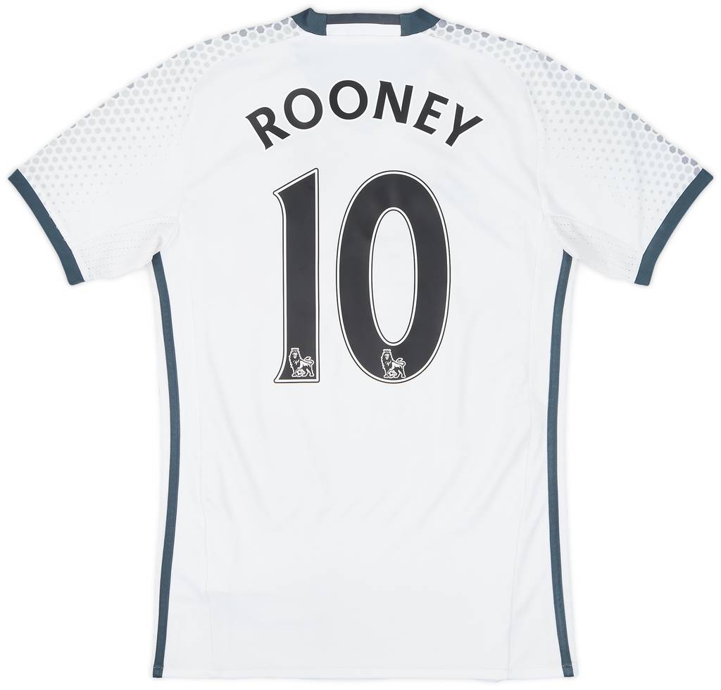 2016-17 Manchester United Third Shirt Rooney #10 - 7/10 - (XS)
