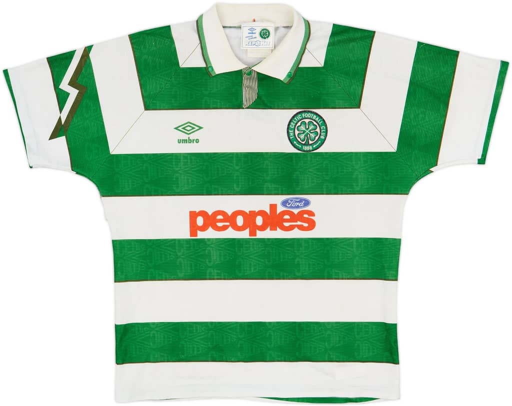 1991-92 Celtic Home Shirt - 7/10 - (S)