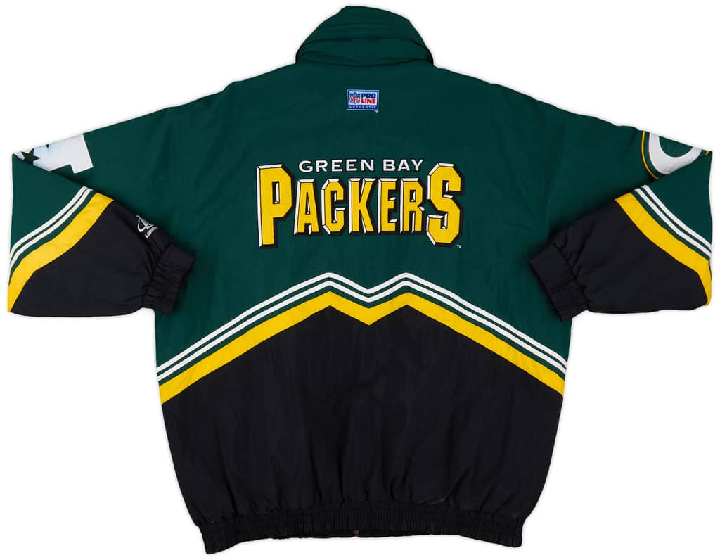 1990s Green Bay Packers Logo Athletic Rain Coat - 8/10 - (XL)