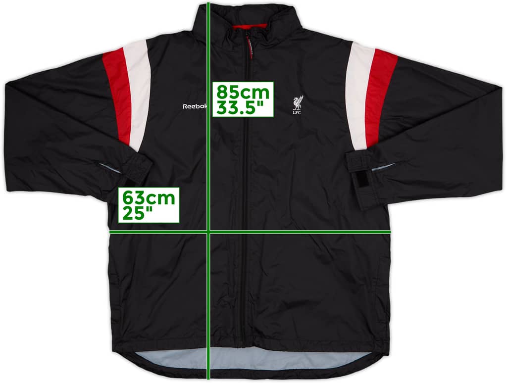 2003-04 Liverpool Reebok Hooded Rain Jacket - 10/10 - (XL)