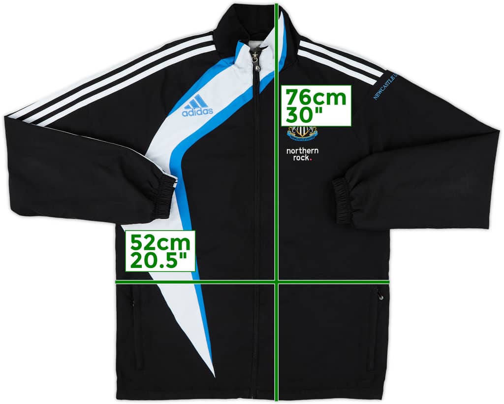 2009-10 Newcastle United adidas Track Jacket - 8/10 - (XL.Boys)