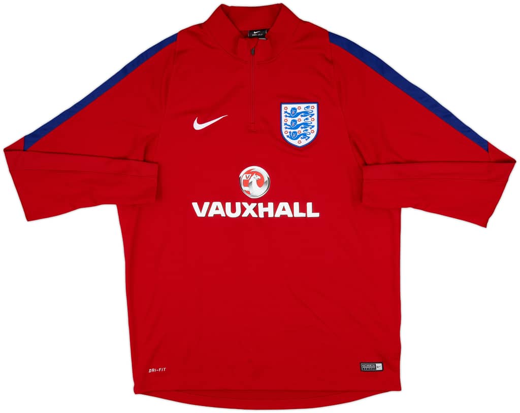 2016-17 England Nike 1/4 Zip Drill Top - 10/10 - (XL)