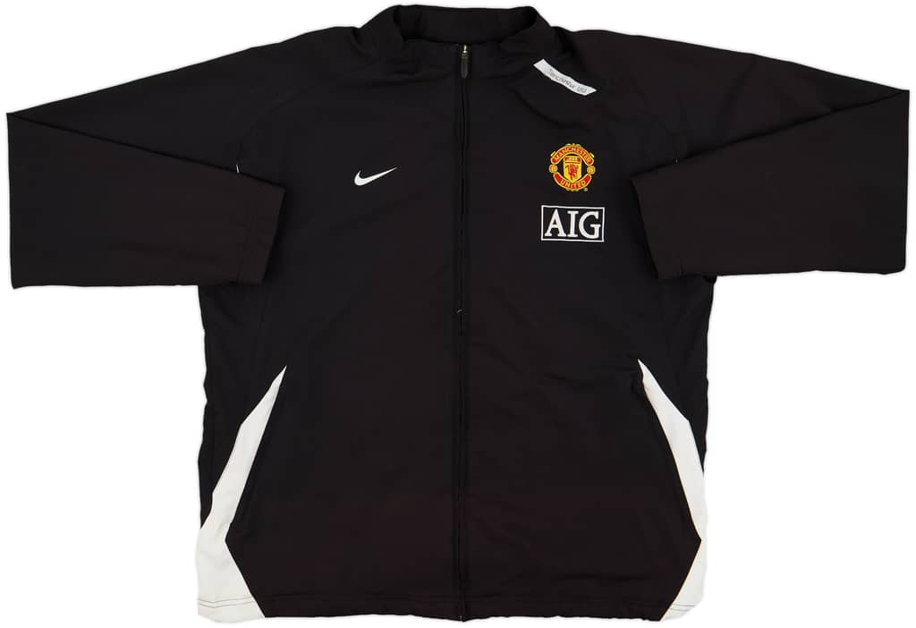 2007-08 Manchester United Nike Track Jacket - 9/10 - (XXL)