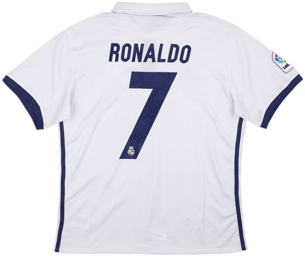 2016-17 Real Madrid Home Shirt Ronaldo #7 (L)