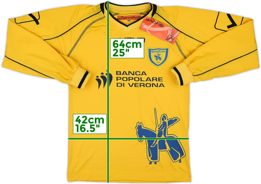 2009-10 Chievo Givova Training L/S Shirt (S)