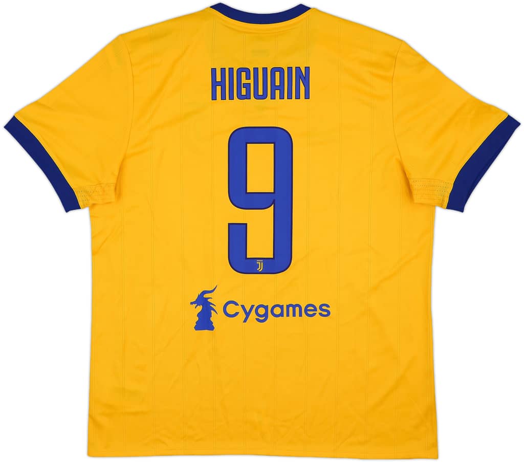 2017-18 Juventus Away Shirt Higuain #9 (XL)