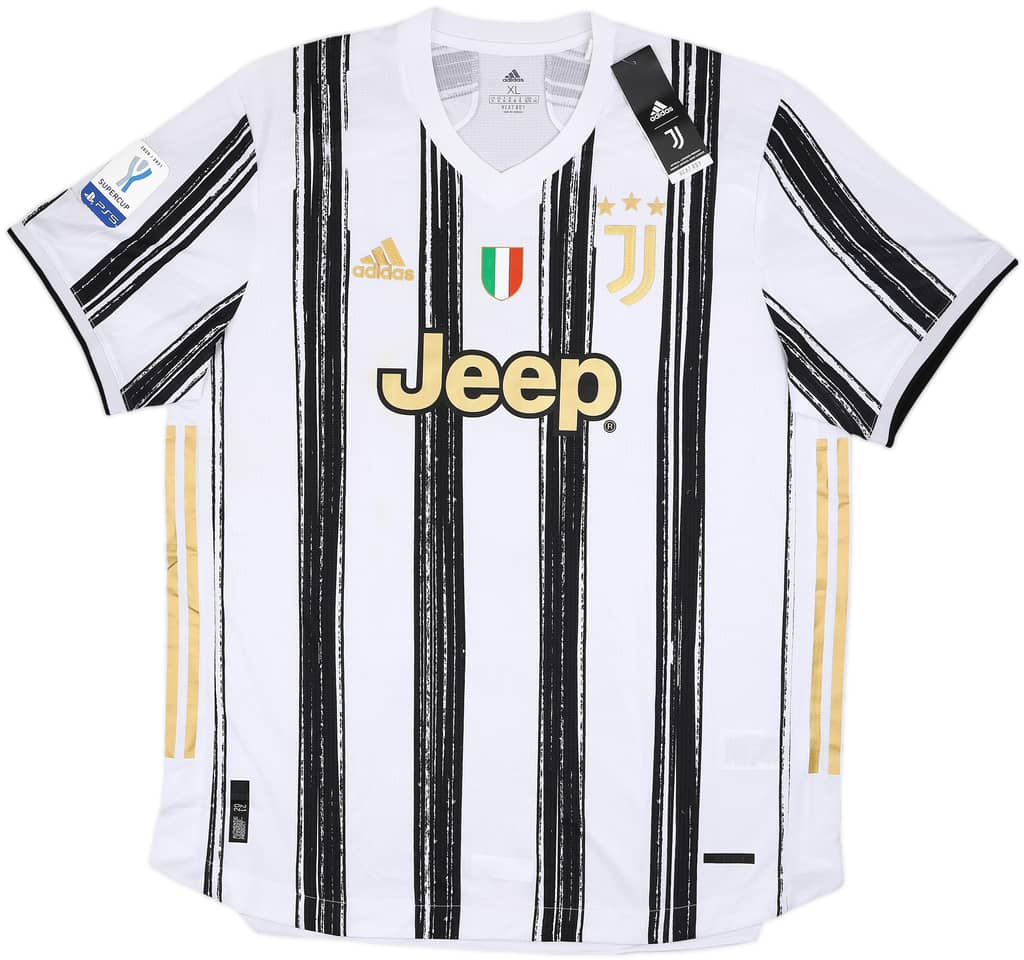2020-21 Juventus Authentic Home Shirt Chiellini #3 (XL)