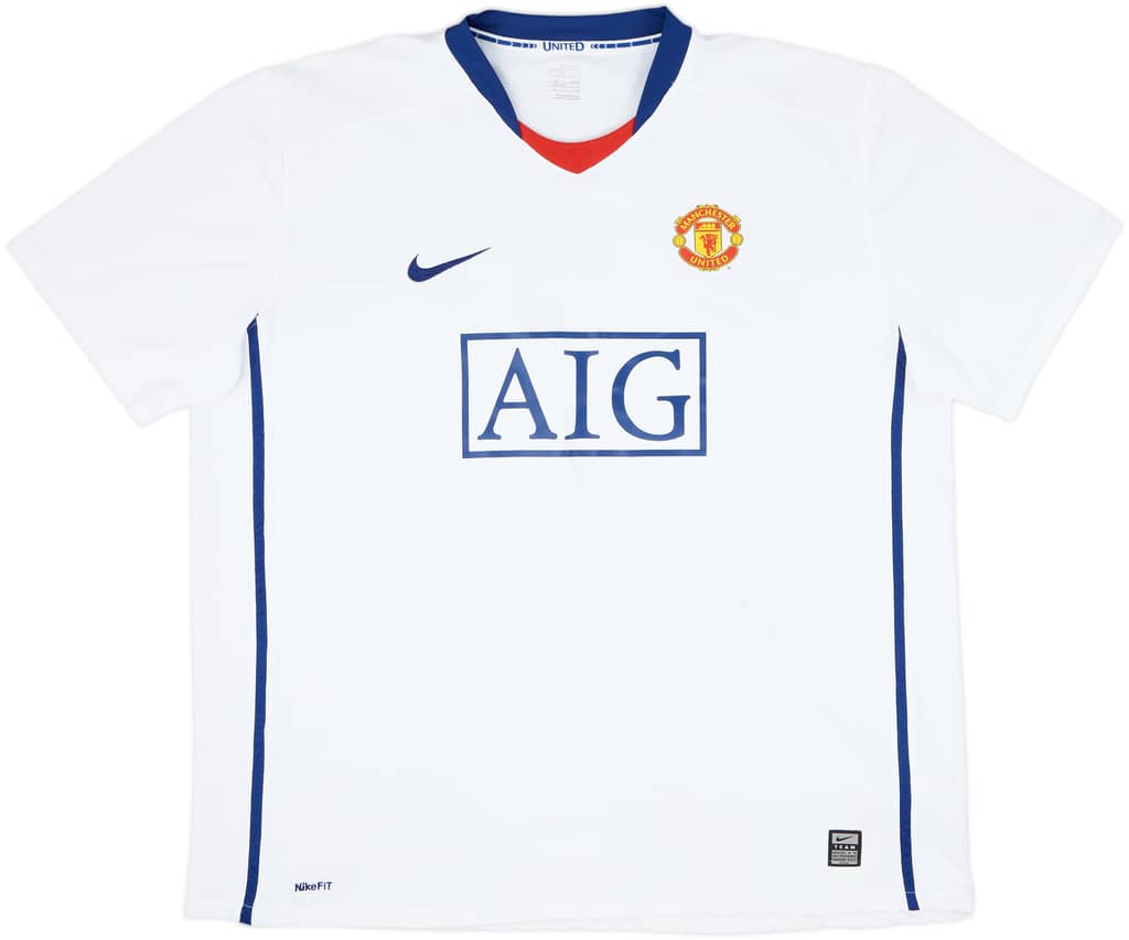 2008-10 Manchester United Away Shirt Berbatov #9 (XXL)