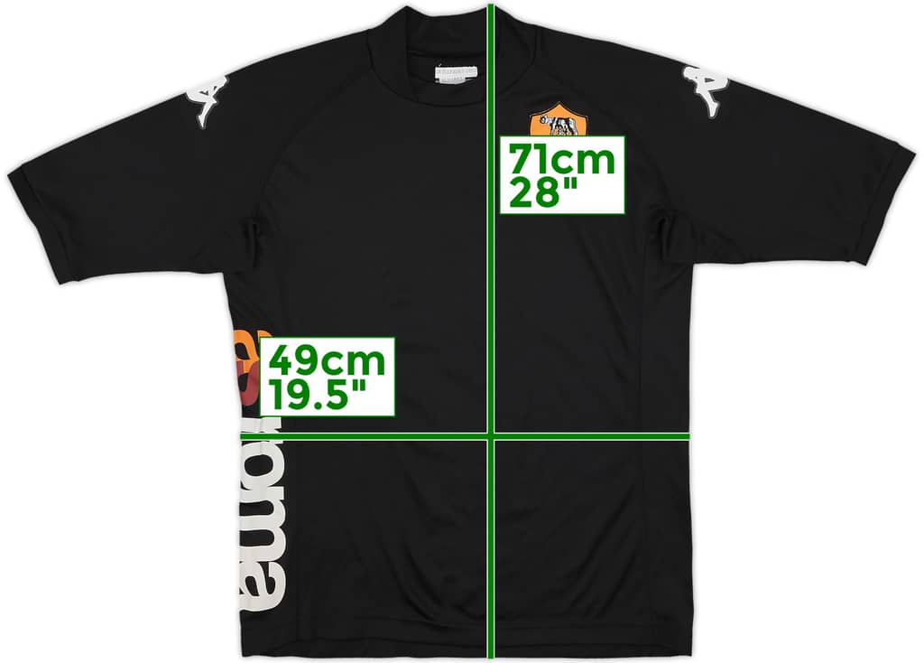 2008-09 Roma Kappa Training Shirt - 7/10 - (M)