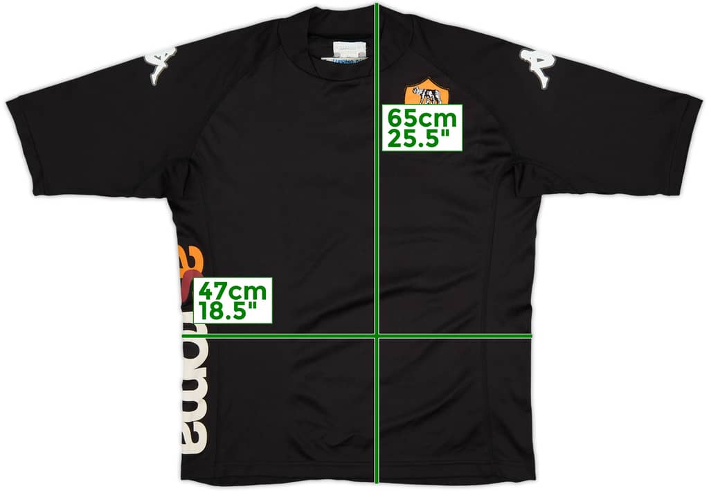 2002-03 Roma Kappa Training Shirt - 9/10 - (M)