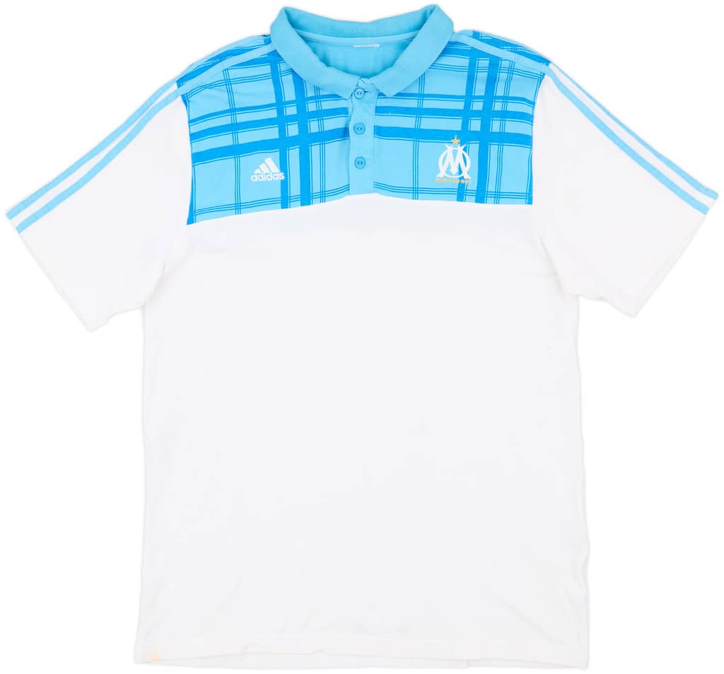 2010-11 Olympique Marseille adidas Polo Shirt - 7/10 - (L)