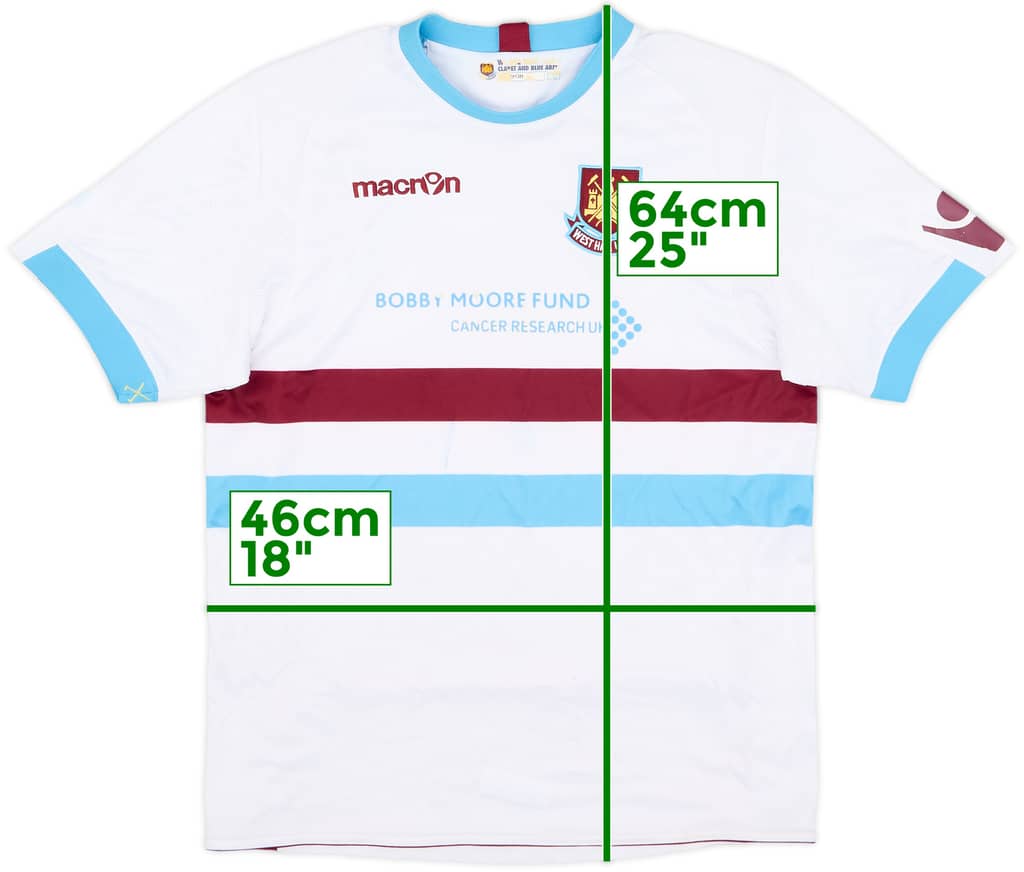 2010-12 West Ham Away Shirt - 5/10 - (L.Boys)