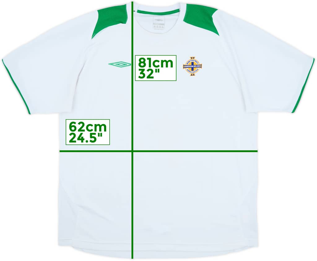 2006-08 Northern Ireland Umbro Training Shirt - 9/10 - (XXL)
