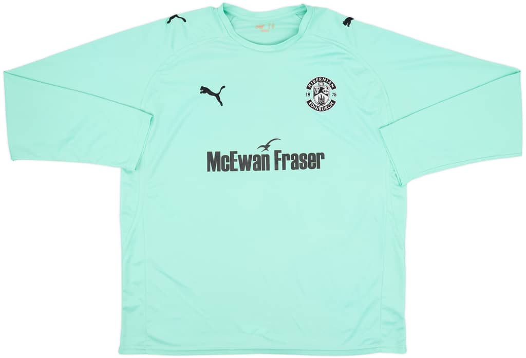 2010-11 Hibernian Away L/S Shirt - 7/10 - (XXL)