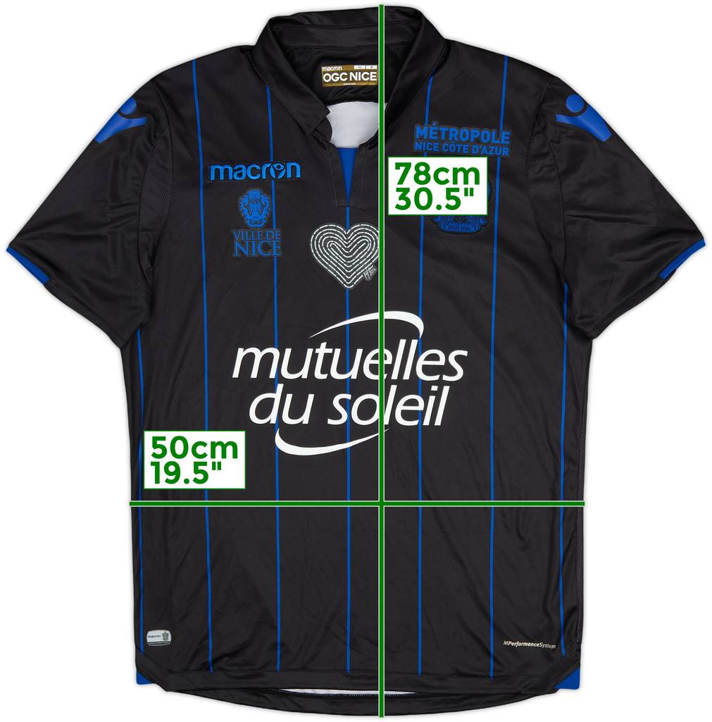 2017-18 Nice Third Shirt - 10/10 - (M)