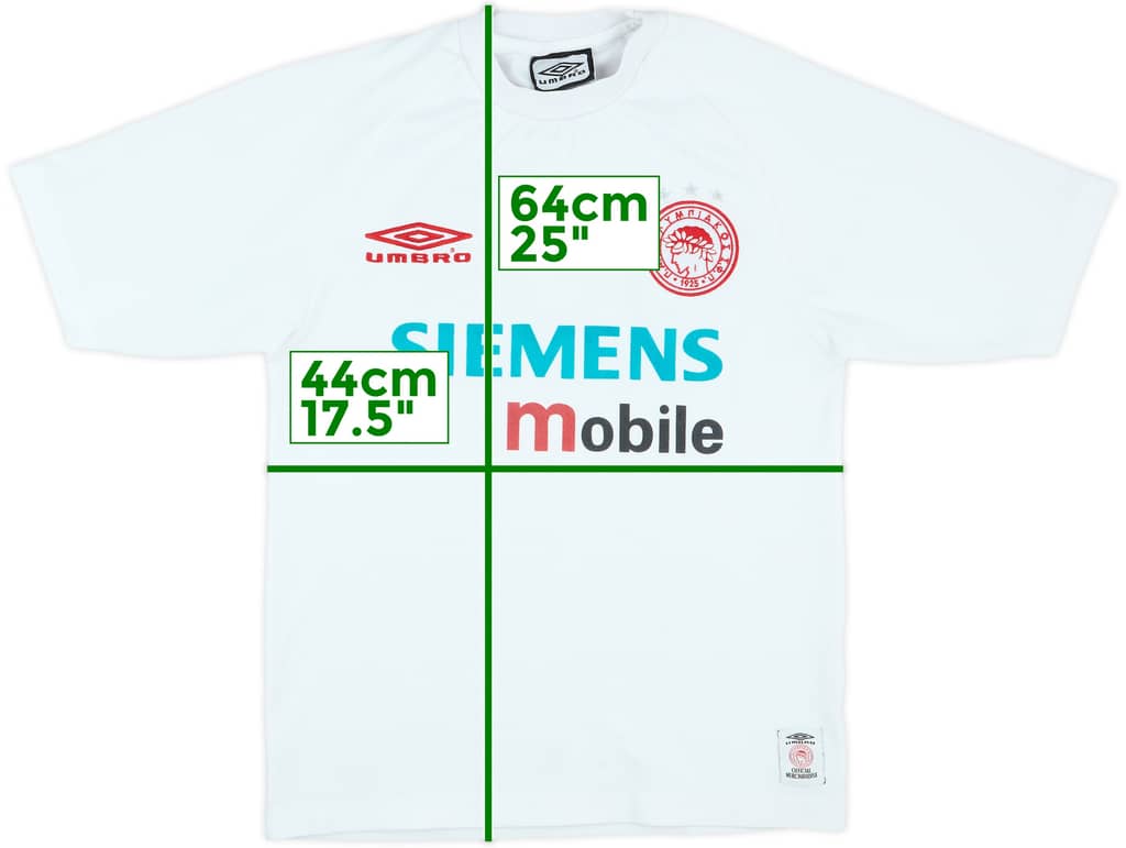 2001-02 Olympiakos Third Shirt - 8/10 - (XS)